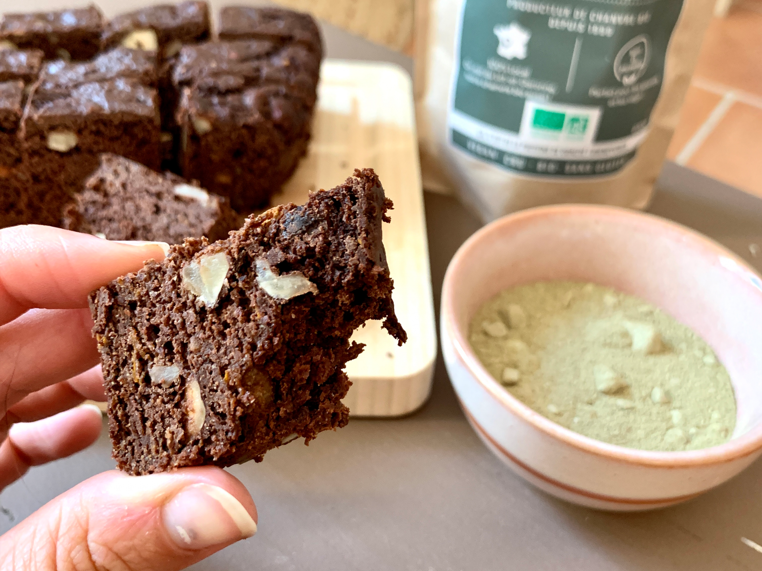 brownie-proteine-chanvre-vegan-recette
